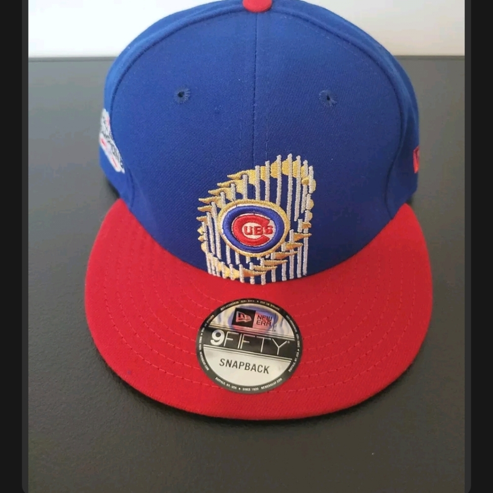 Chicago Cubs New Era MLB 2016 World Series Champs 9FIFTY Snapback Hat-Blue/Red